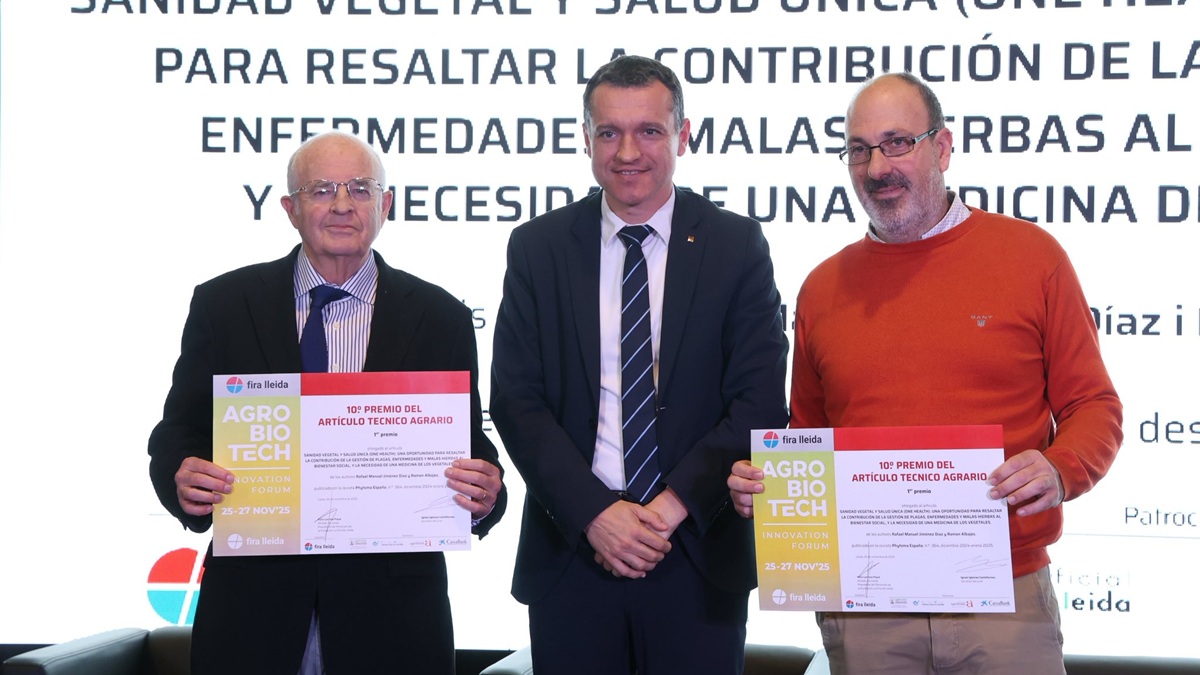 Un trabajo de Phytoma sobre sanidad vegetal y salud pública, X Premio del Artículo Técnico Agrario (2).jpg